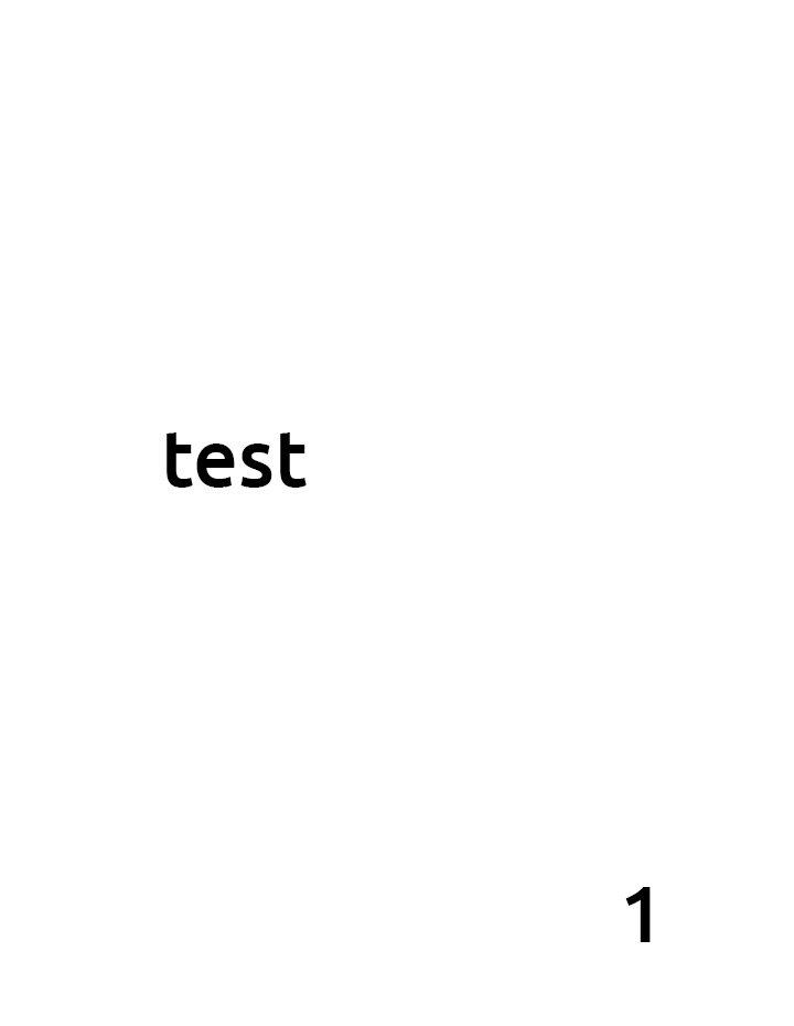 left page